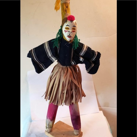 Mali Handmade wooden Mask Doll